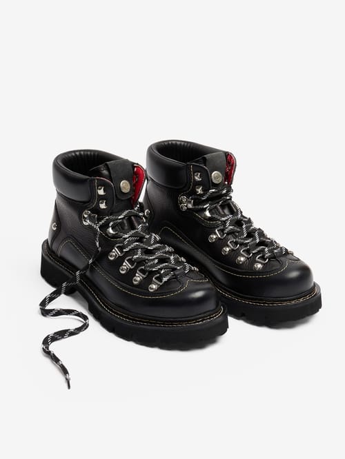 Dsquared2: Stivali da trekking Canadian in pelle