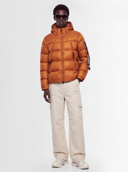 OUTHERE: Doudoune en nylon à capuche