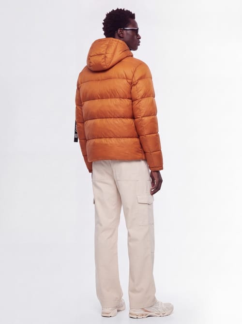 OUTHERE: Doudoune en nylon à capuche