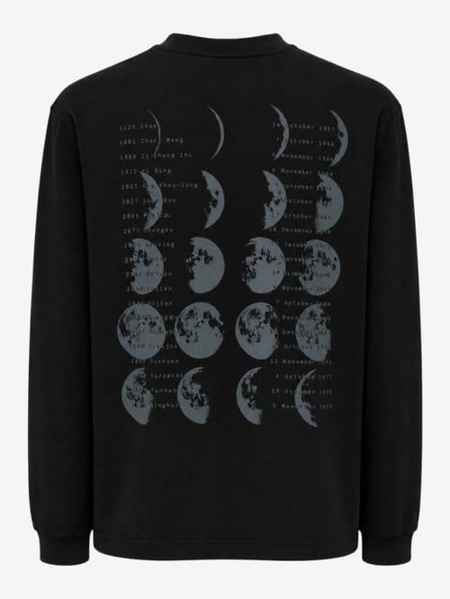 PURPLE MOUNTAIN OBSERVATORY: Cotton Moons long sleeve T-shirt