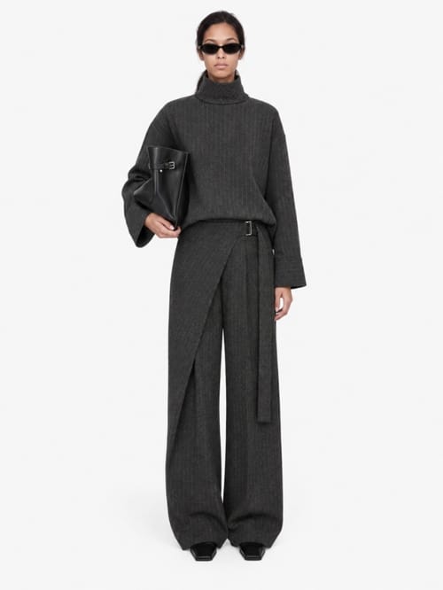 LA PISCINE: Turtle neck shirt