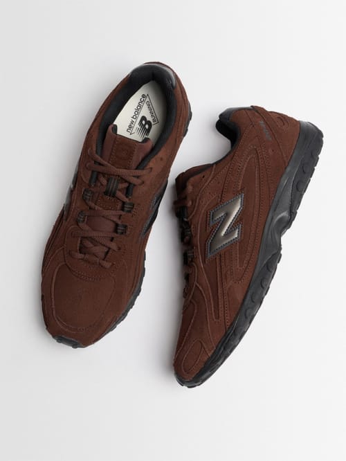 New Balance: Calfskin low-top sneakers