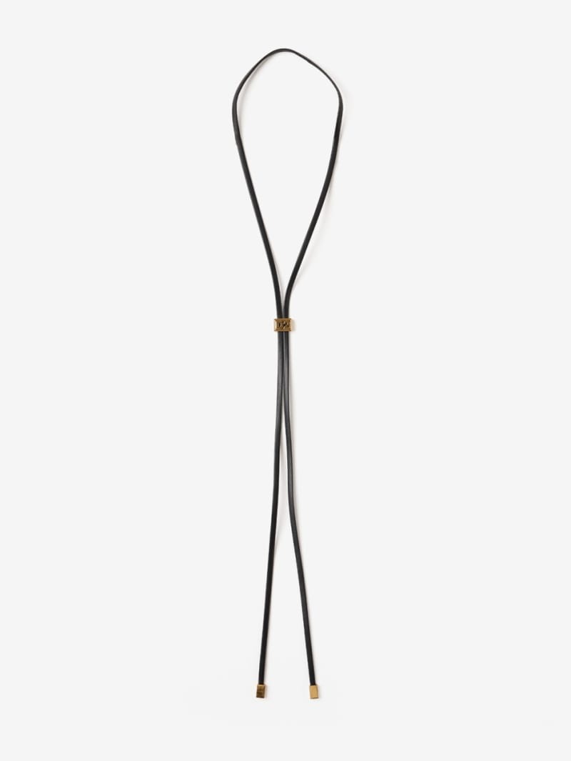 Dsquared2: D2 logo cord necklace