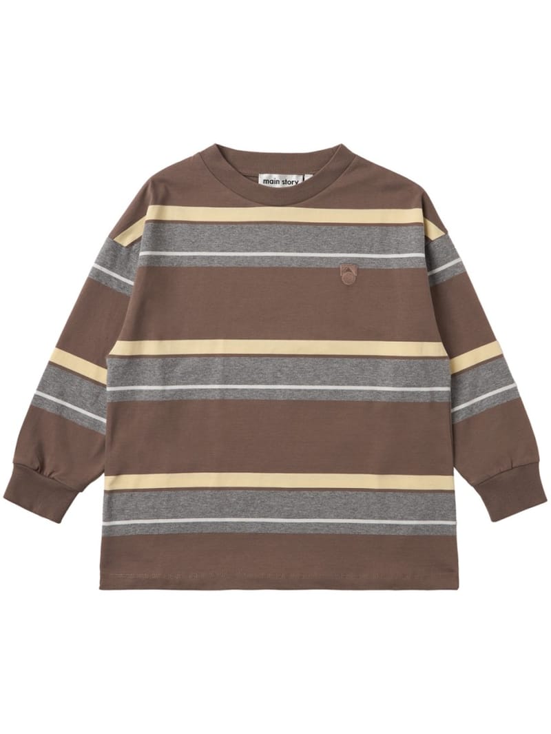 Main Story: Striped long-sleeve organic cotton T-shirt