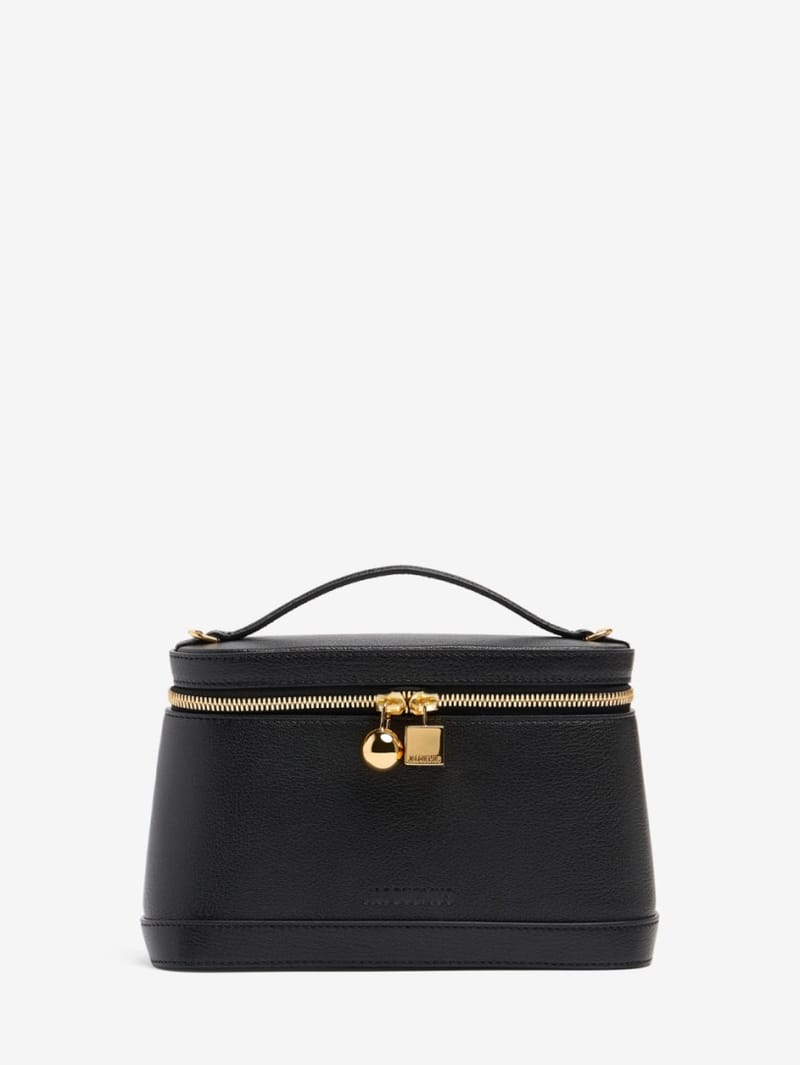 Jacquemus: Le Petit Vanity leather top handle bag