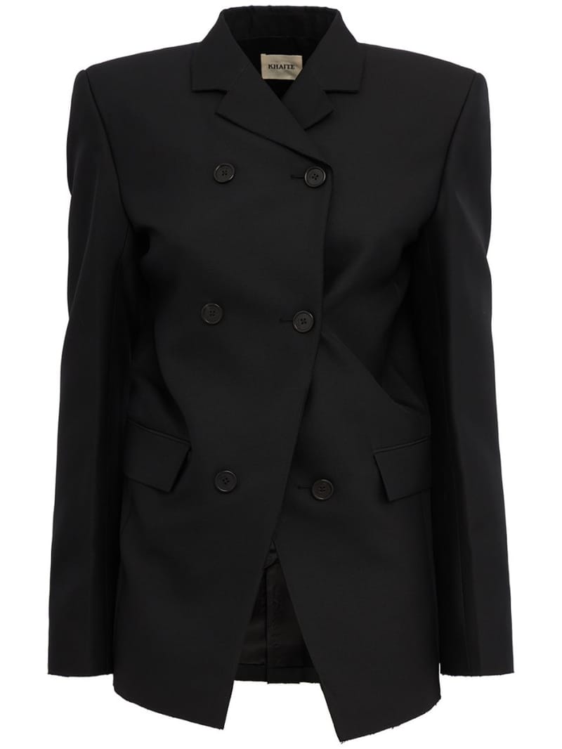 Khaite: Rolo silk and wool jacket
