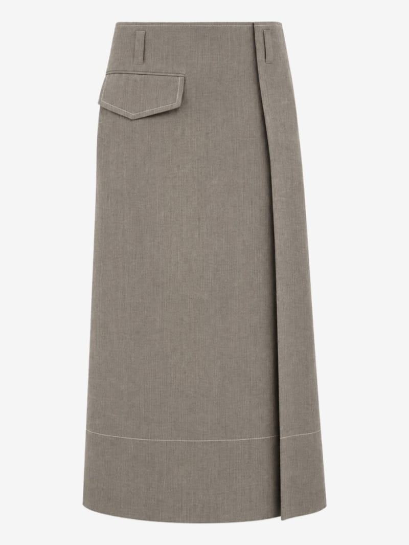 Marni: Falda de lana virgen