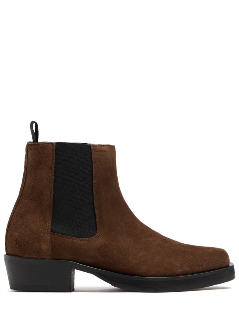 VINNY'S: Joee Vale suede Chelsea boots