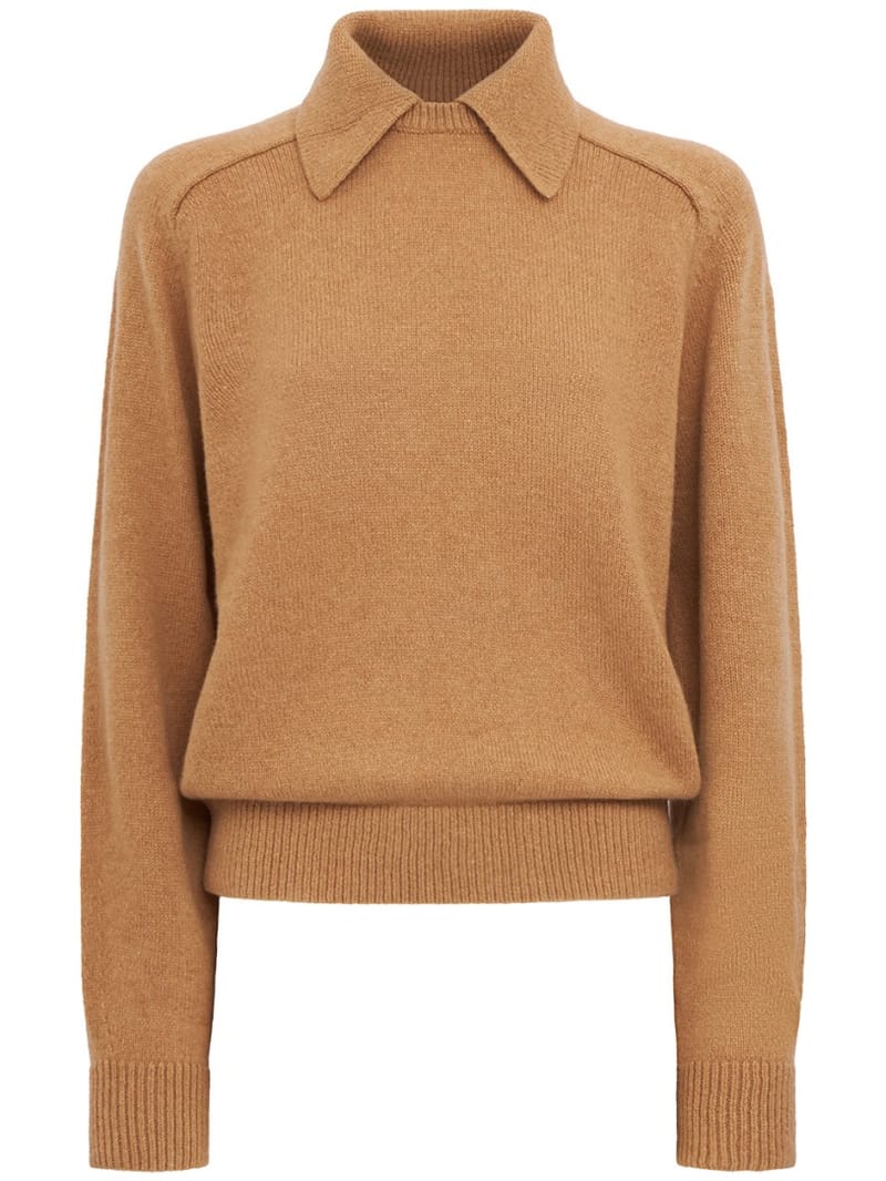 Khaite: Wool-blend sweater with collar