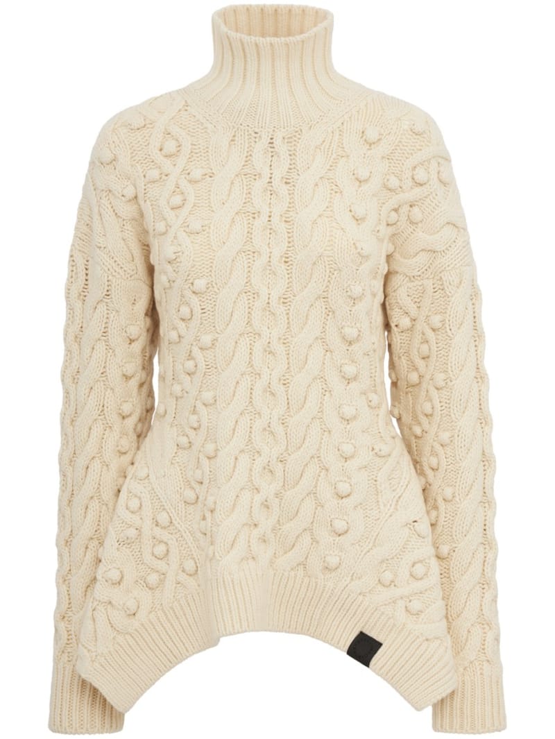 Stella McCartney: Pull en laine vierge torsadée