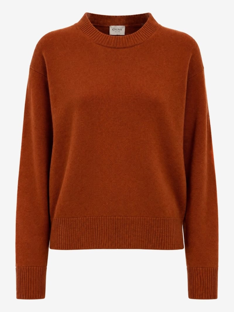 CRUNA: Oversize V-Ausschnitt Pullover