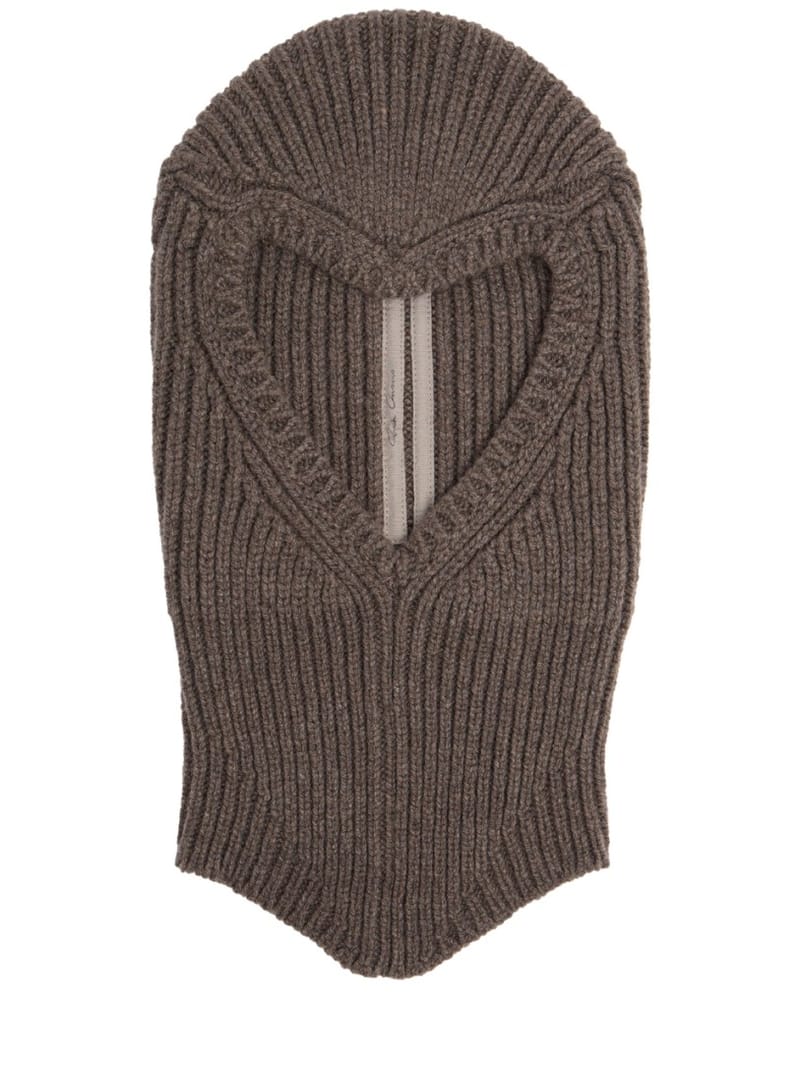 Rick Owens: Ribbed cashmere balaclava