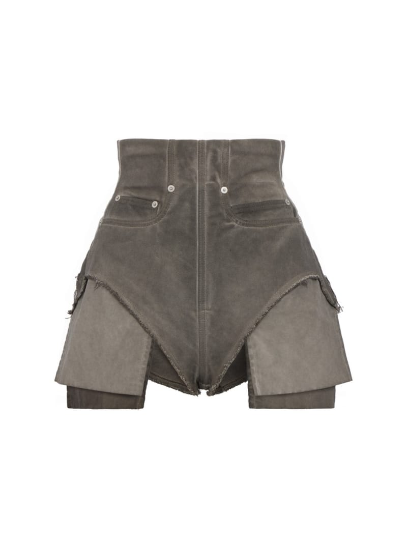 Rick Owens DRKSHDW: Shorts in denim - dirt