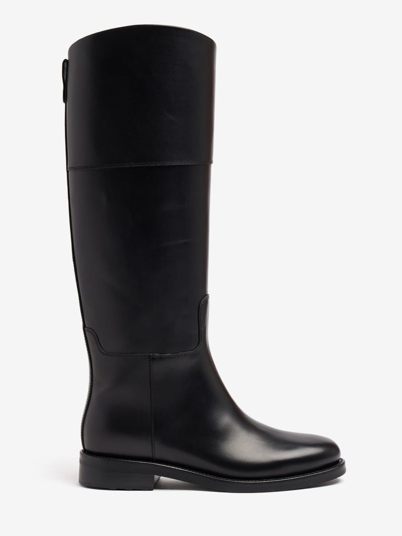 FABI: Calf leather high boots