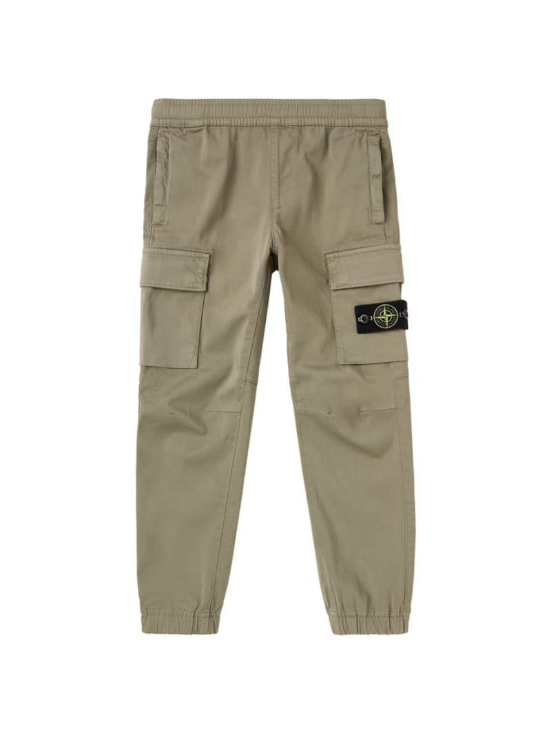 Stone Island Junior: Stretch twill cargo pants