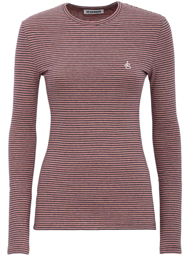 Jil Sander: Striped cotton t-shirt
