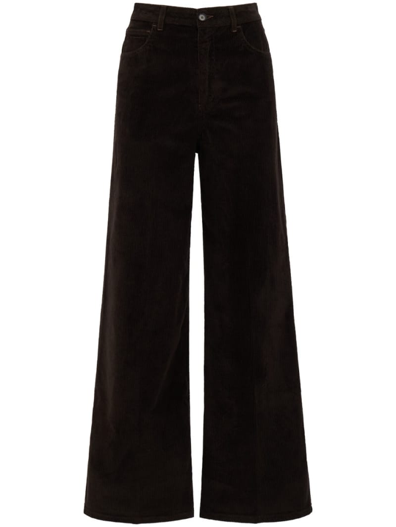 CRUNA: Wide Leg Mid Rise Pants