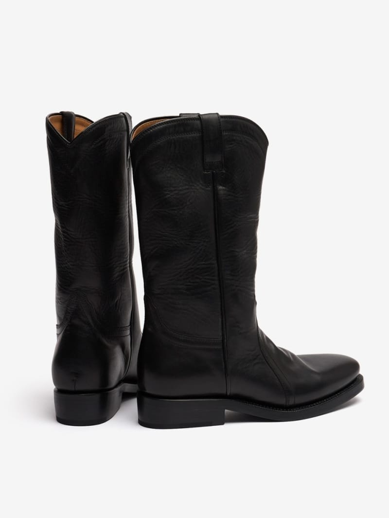 Jil Sander: 20mm Bruce leather cowboy boots