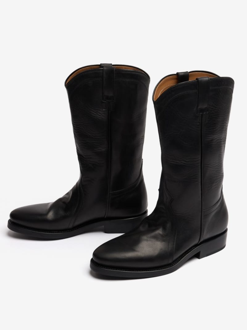 Jil Sander - 20mm Bruce leather cowboy boots