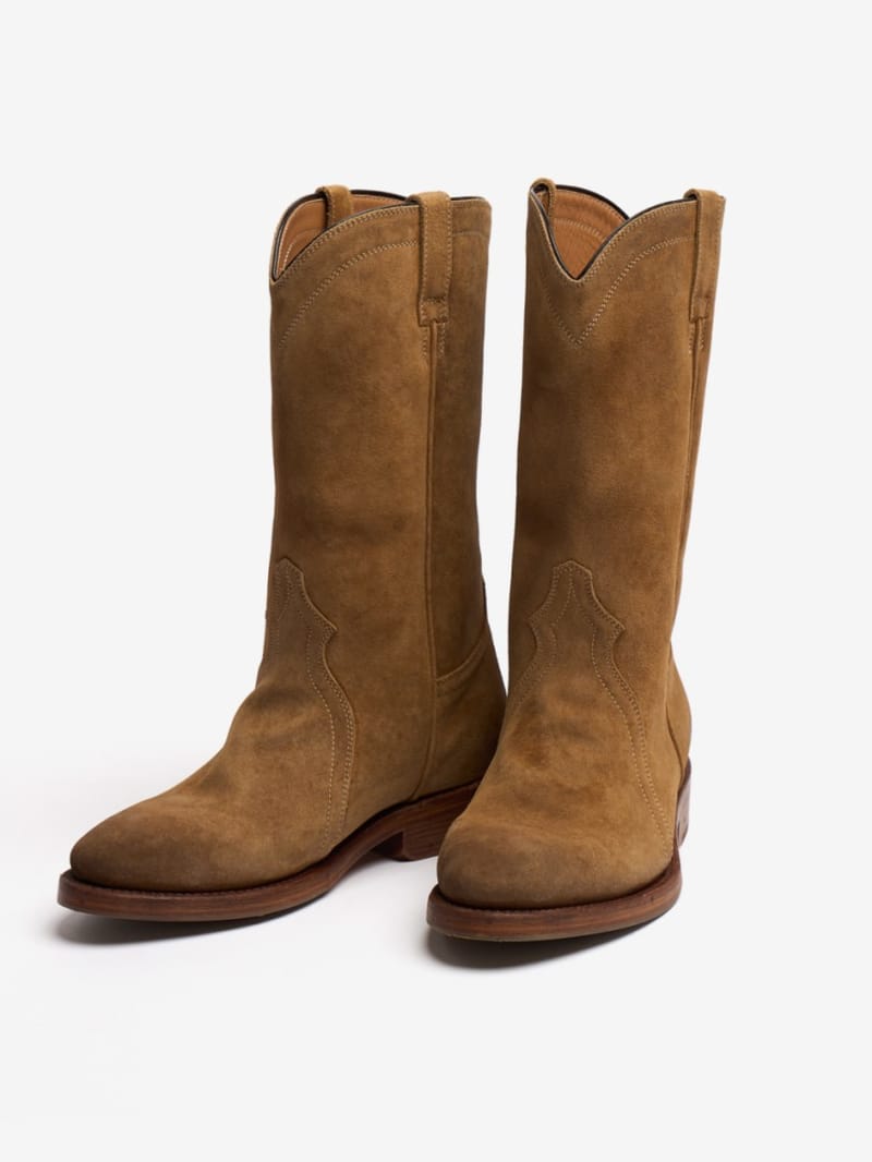 Jil Sander - 20mm Bruce suede cowboy boots