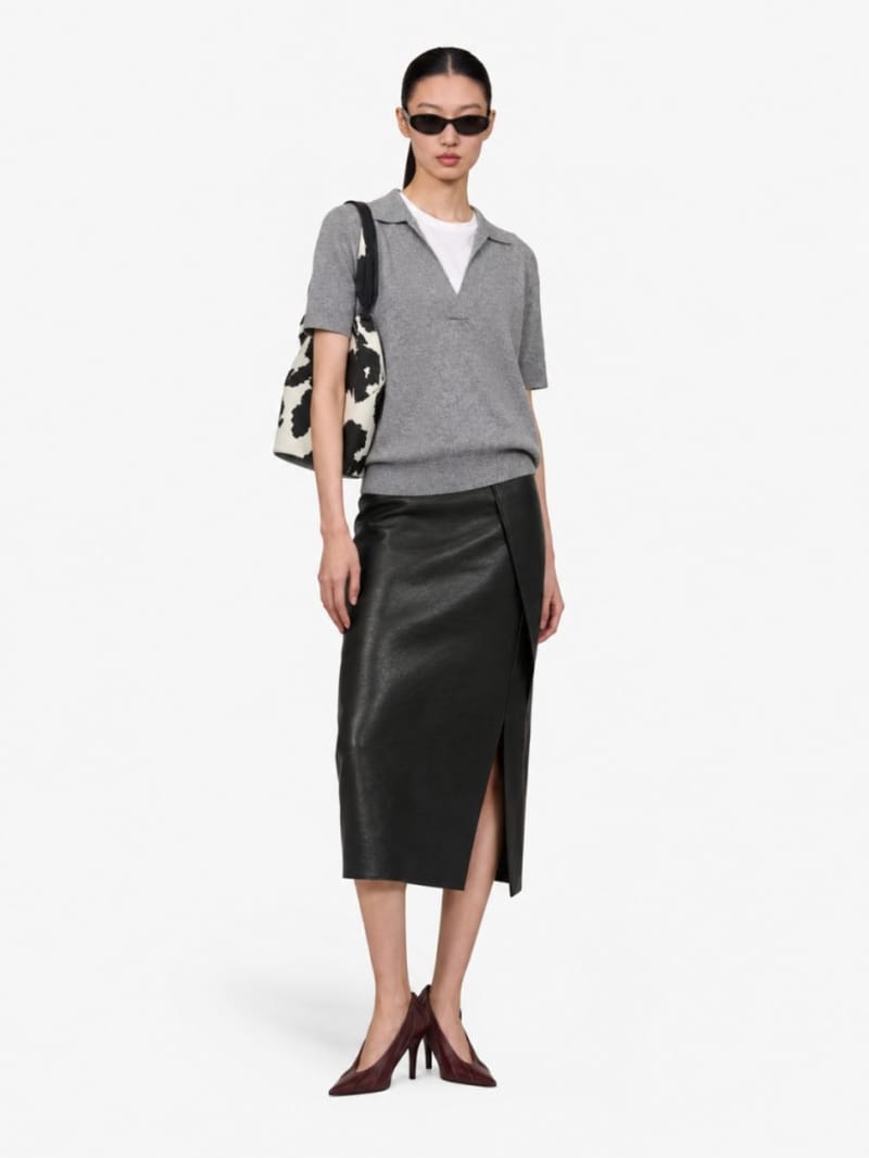 MSGM - Viscose midi skirt