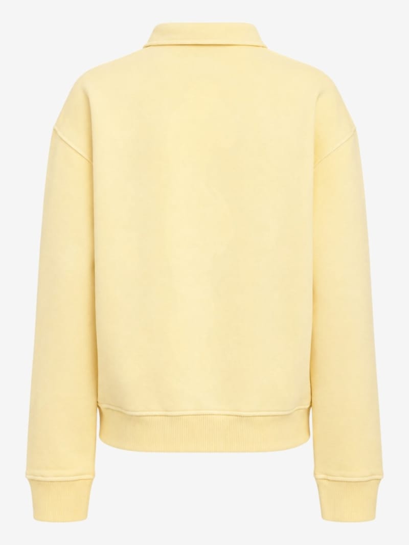 MSGM - Polo collar sweatshirt with logo