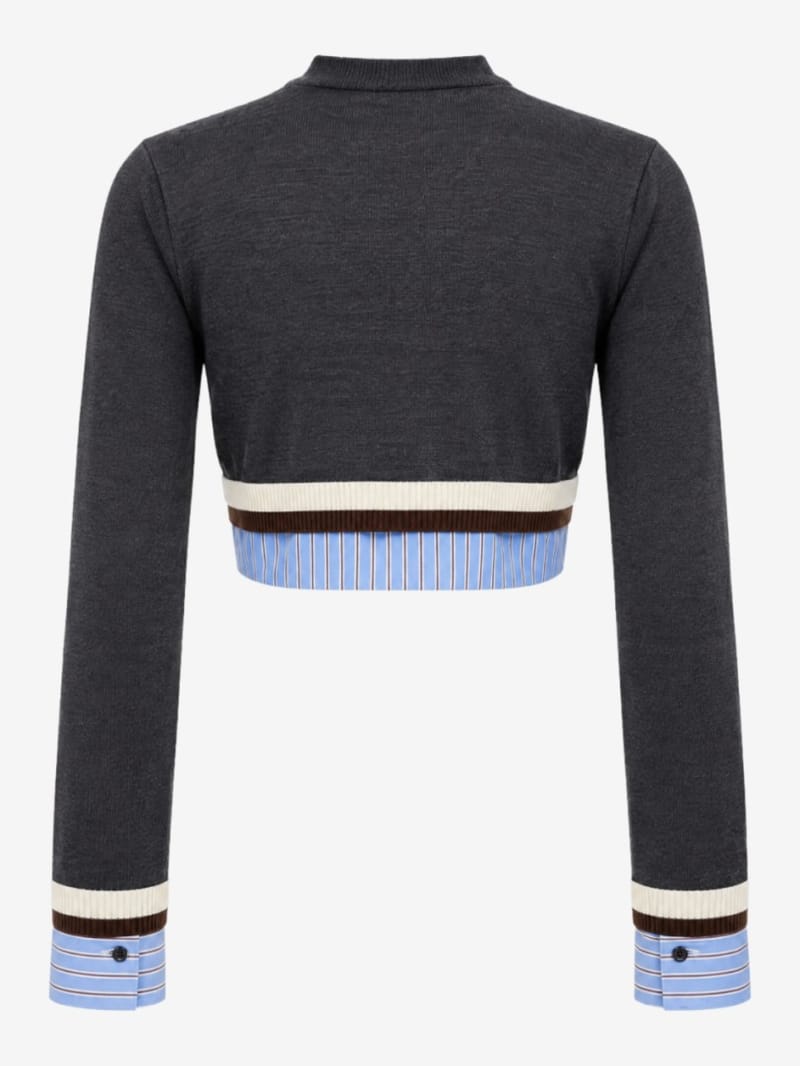 MSGM - Mini cardigan with logo