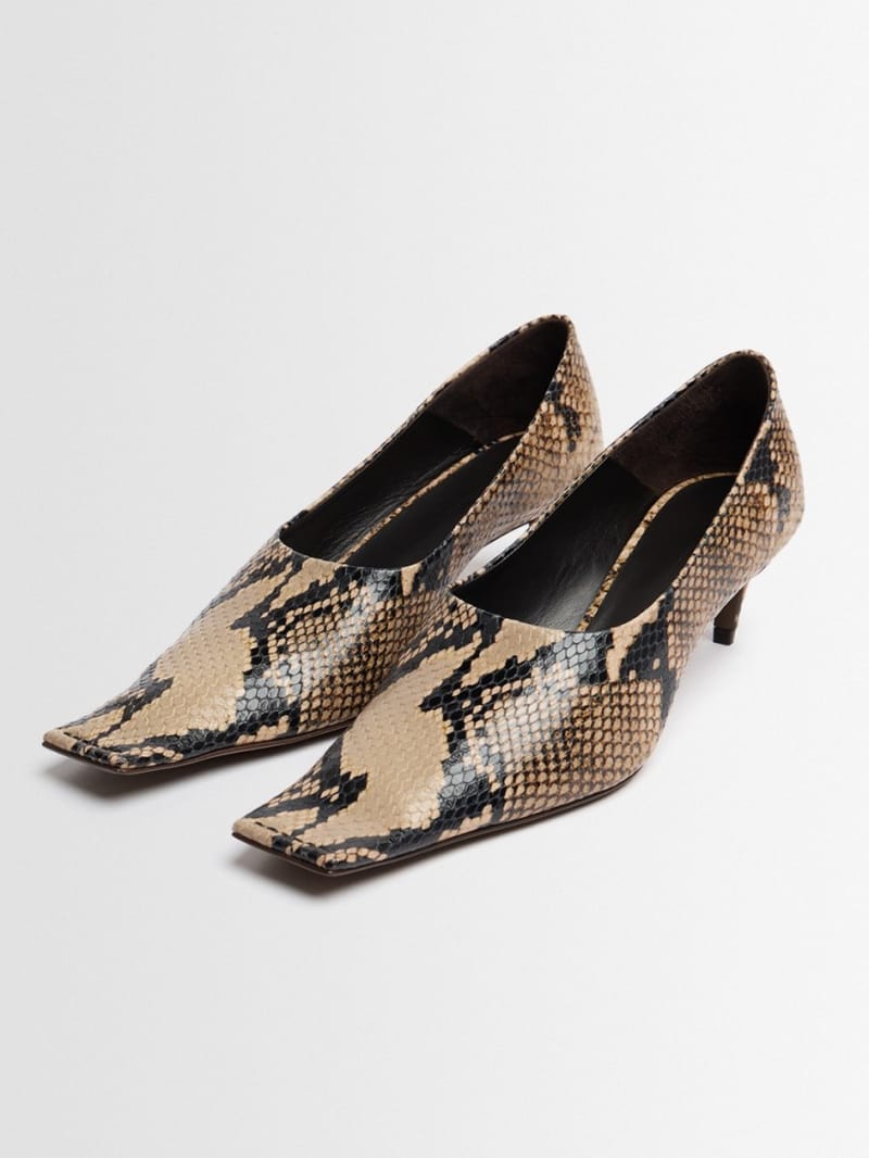 Khaite - Marlene python-print pumps