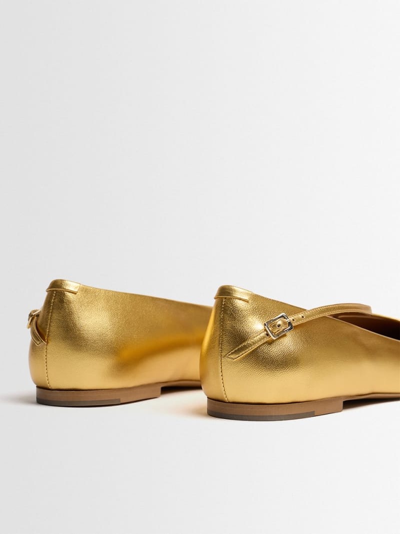 Jil Sander: Elyss Ballerinas aus Kalbsleder
