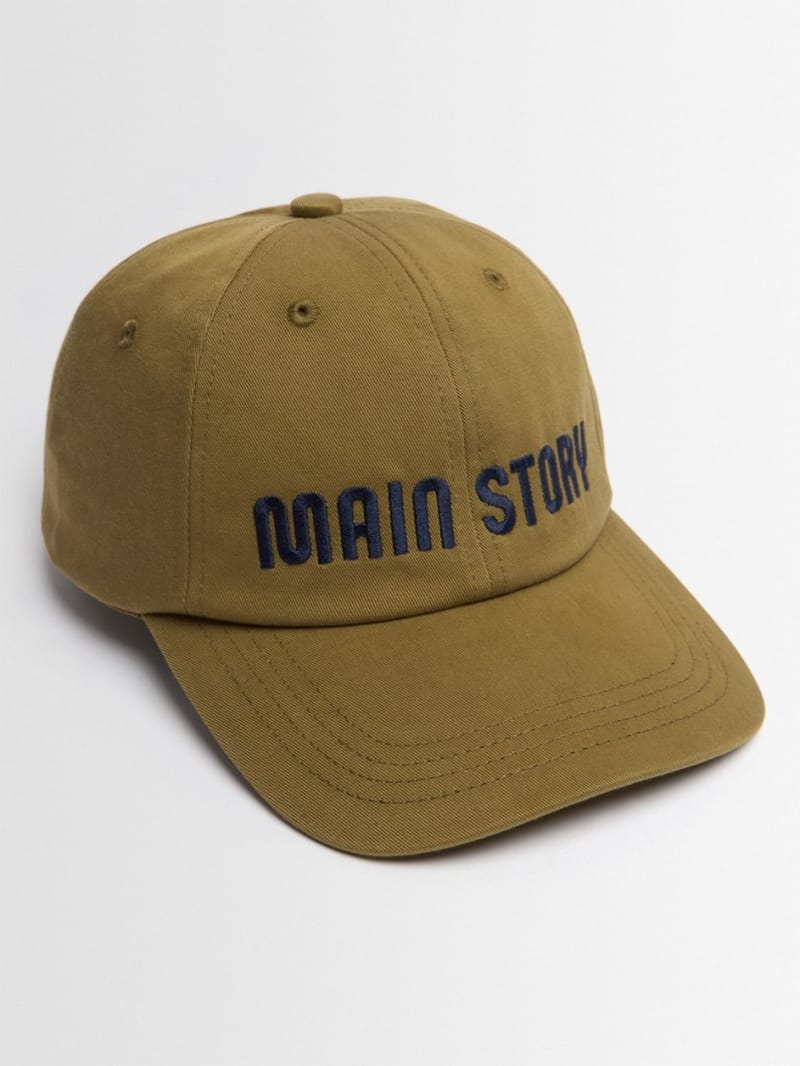 Main Story - Organic cotton baseball cap with embroidered logo