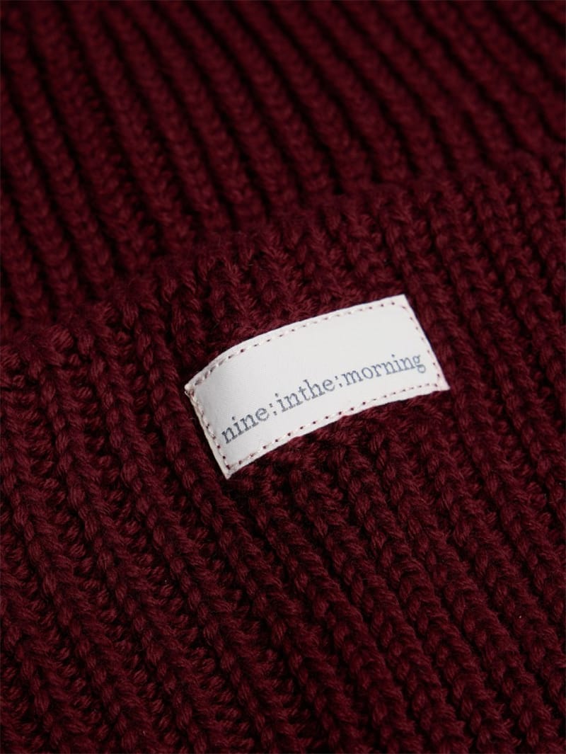 Nine In The Morning: Ribbed cuffed beanie