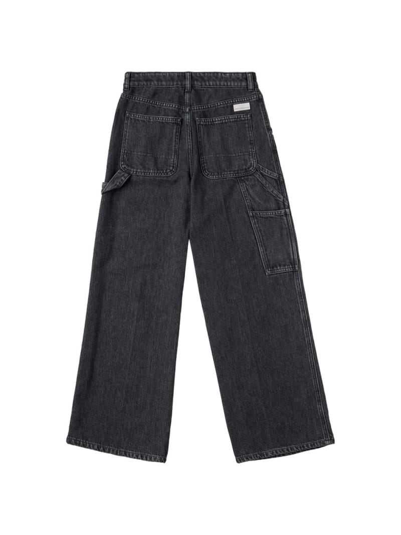 Nine In The Morning: Black wide-leg jeans