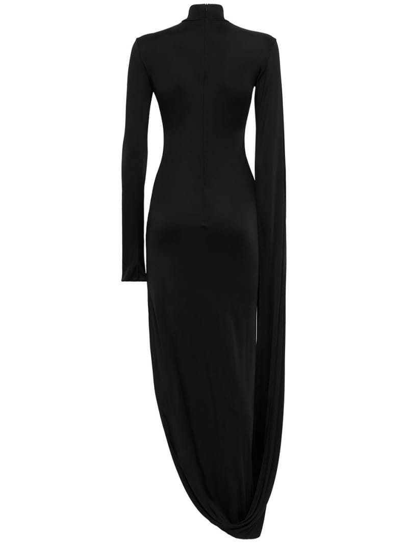 Giuseppe Di Morabito: Long dress with asymmetric sleeve