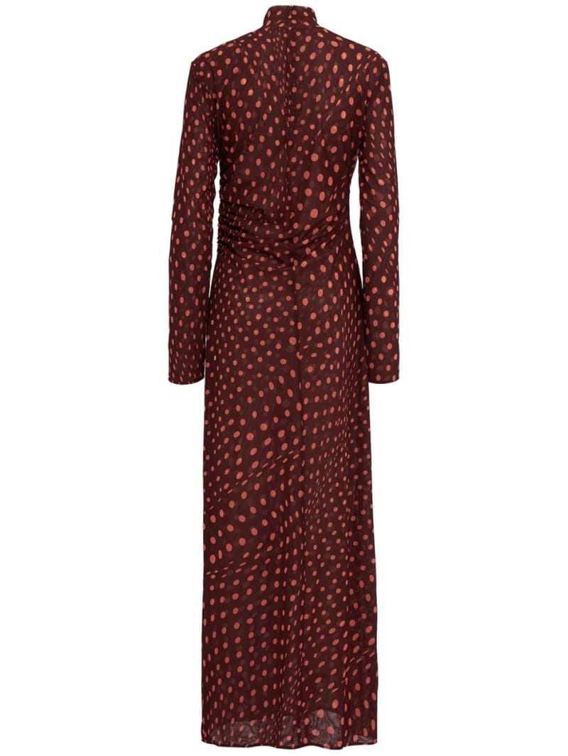 Stella McCartney: Polka-dot mesh maxi dress