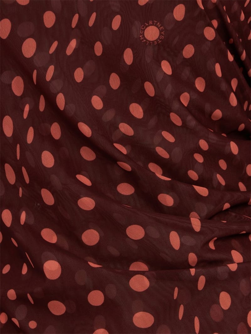Stella McCartney: Polka-dot mesh maxi dress