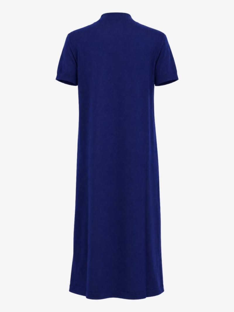 Jil Sander - Short sleeve wool midi dress