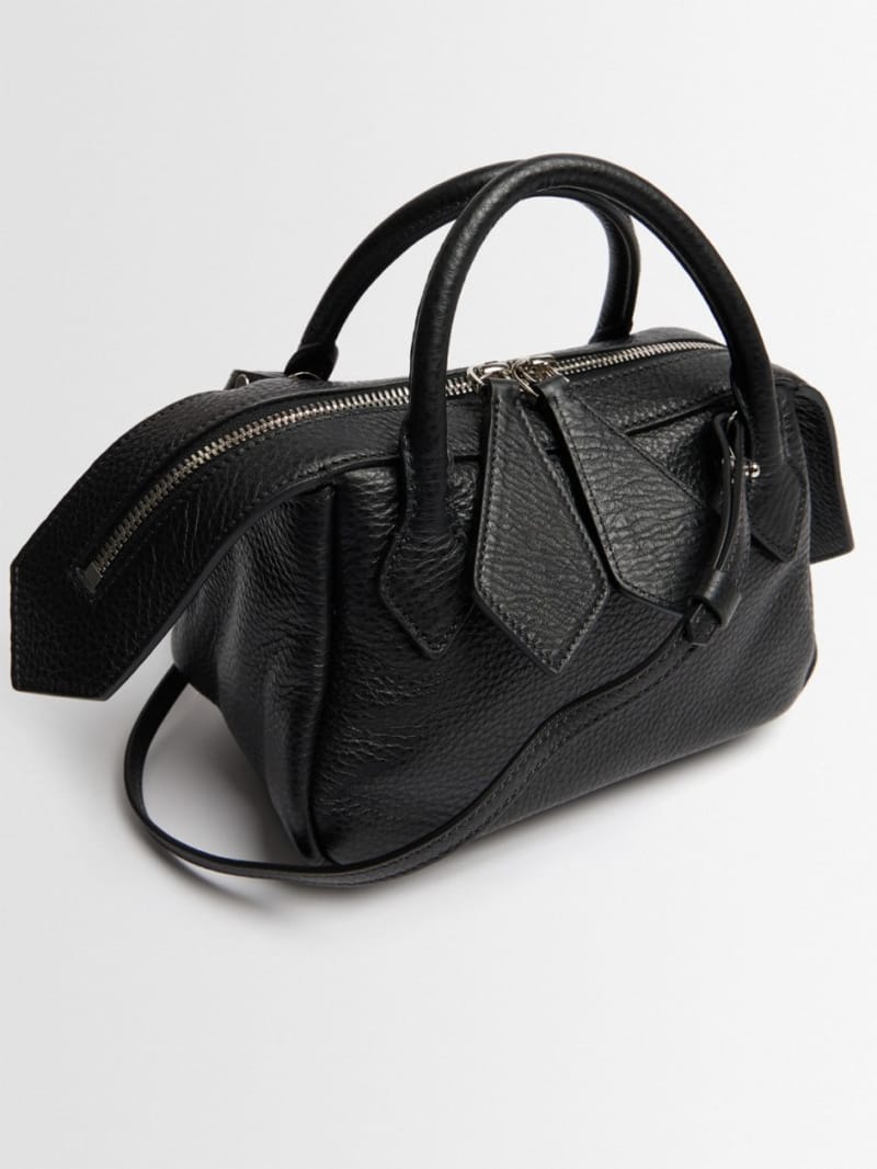 Minobossi - Alice Bauletto leather top handle bag