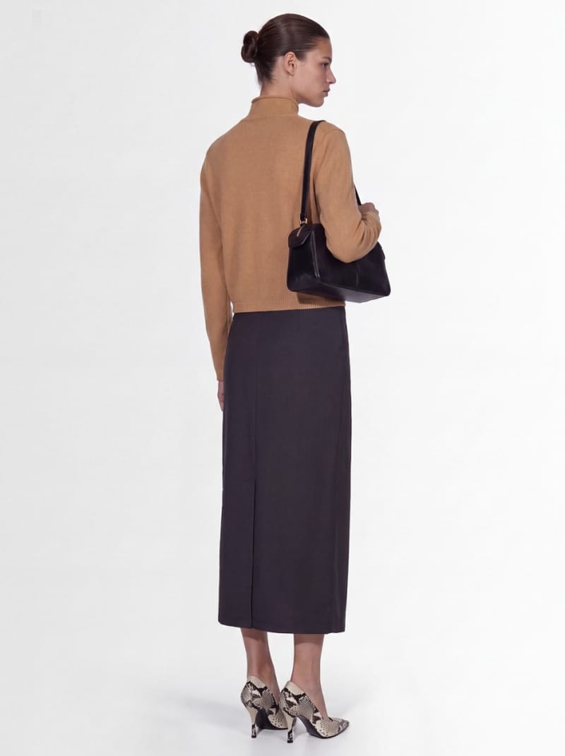 Khaite: Cropped wool and cashmere cardigan