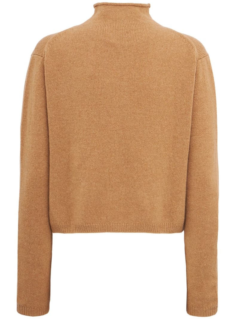Khaite: Cropped wool and cashmere cardigan