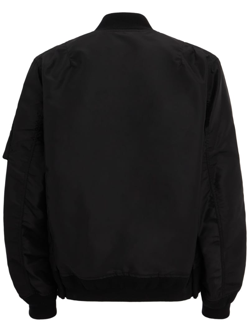 Sacai: Nylon bomber jacket with utility pocket
