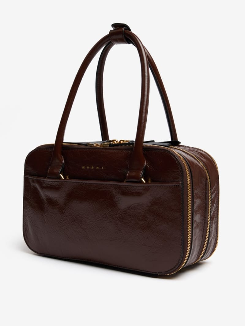 Marni - Leather Small Bauletto shoulder bag