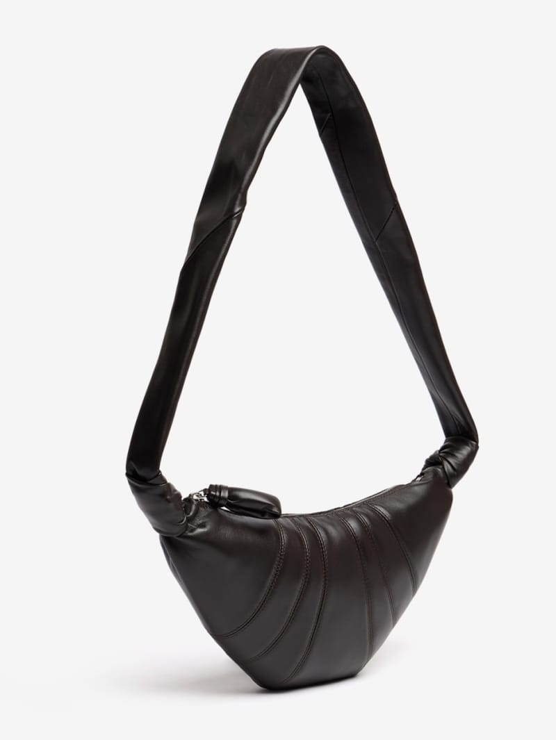 Lemaire: Bolso de hombro Small Croissant de napa