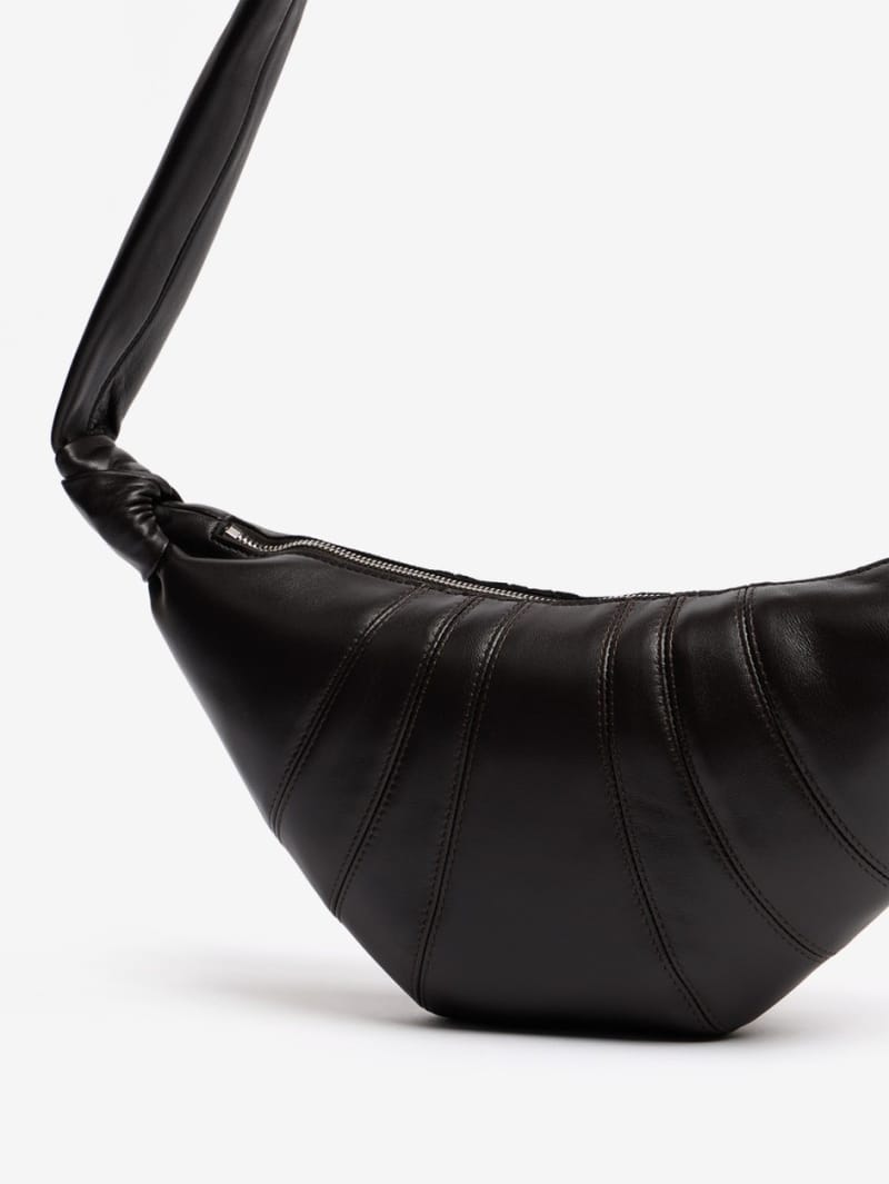 Lemaire: Bolso de hombro Small Croissant de napa