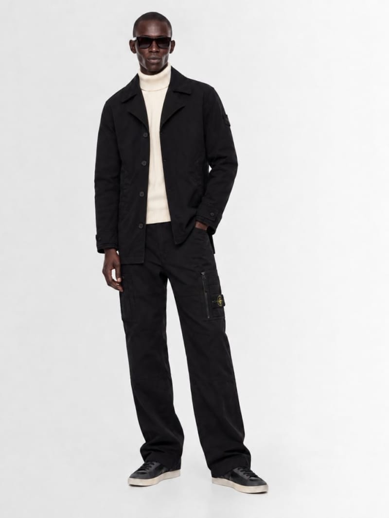 Stone Island - Caban jacket with buttons