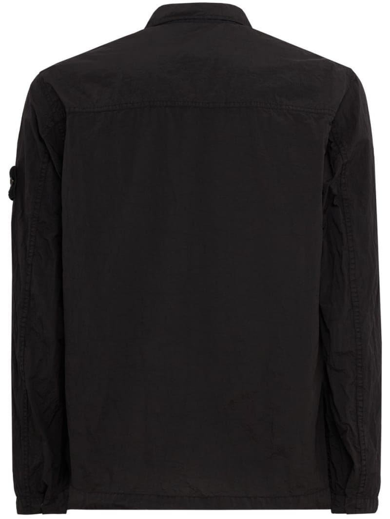 Stone Island: Zip overshirt with chest pocket