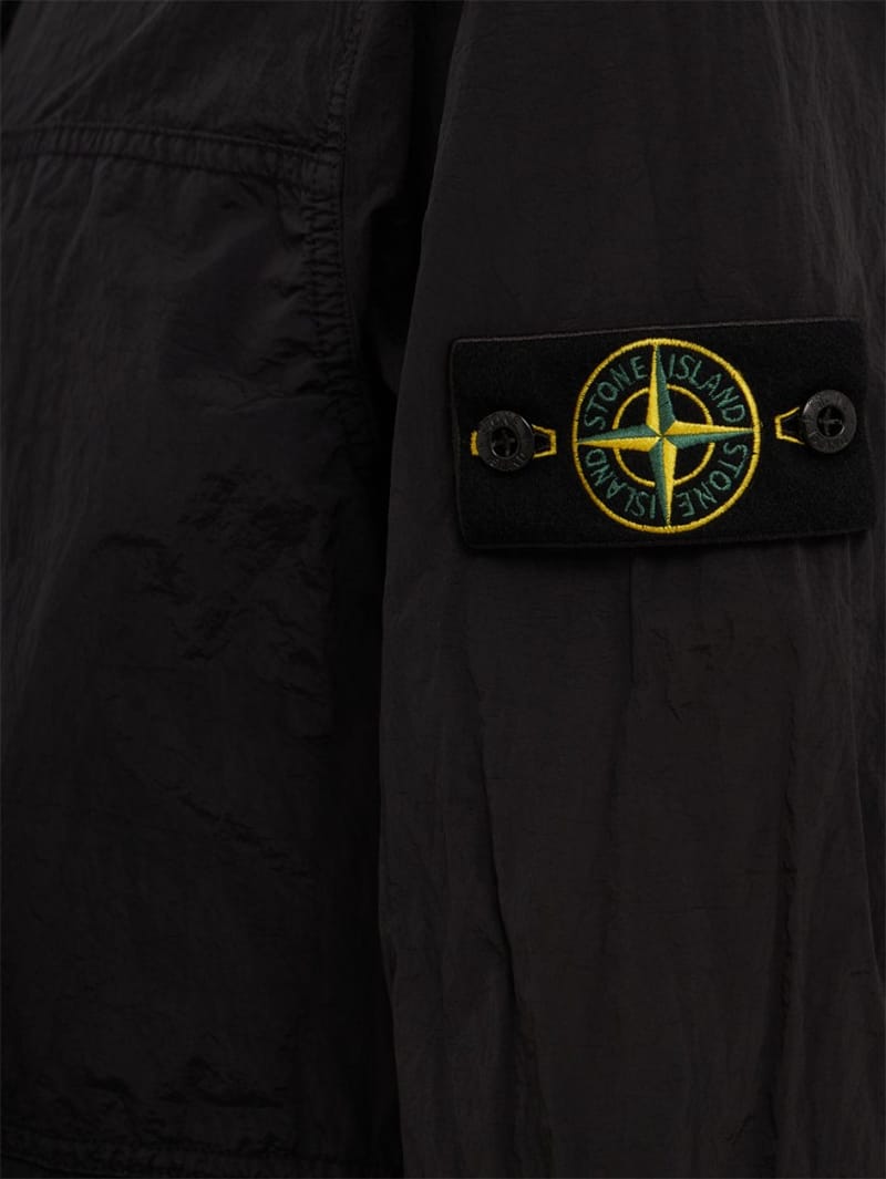 Stone Island: Zip overshirt with chest pocket
