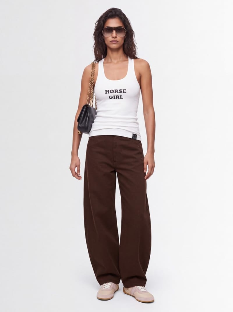 Stella McCartney: Ribbed cotton tank top