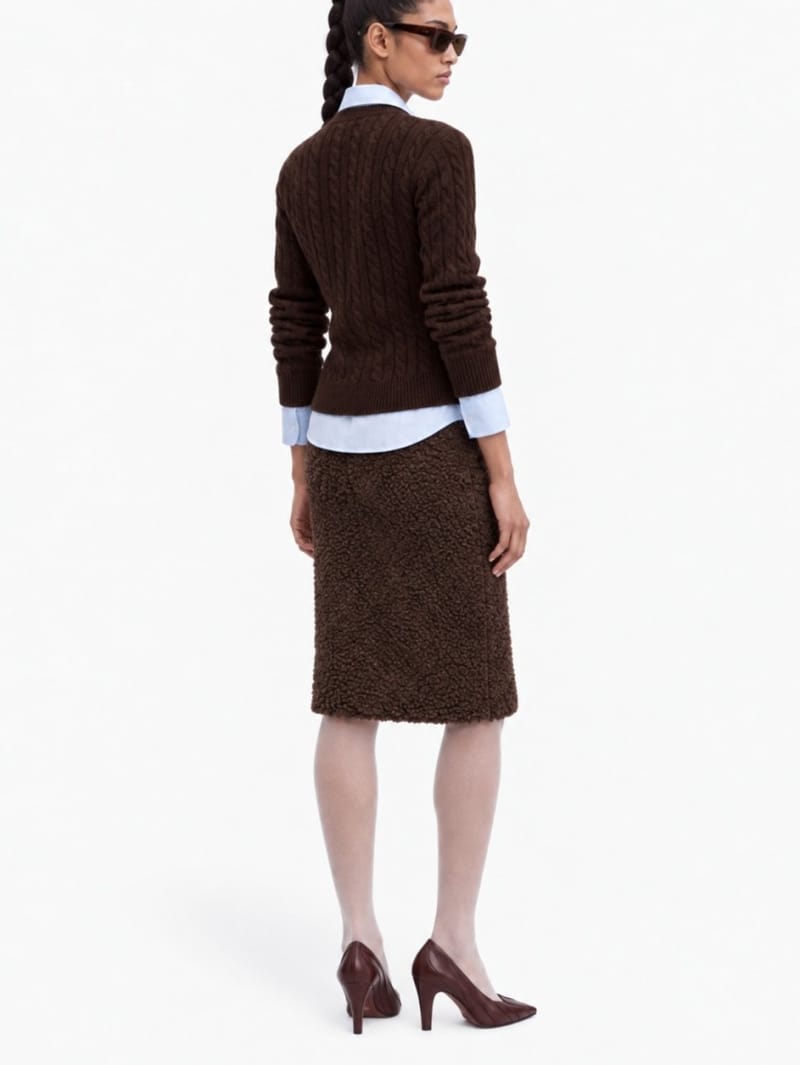 MSGM: Cable knit cardigan
