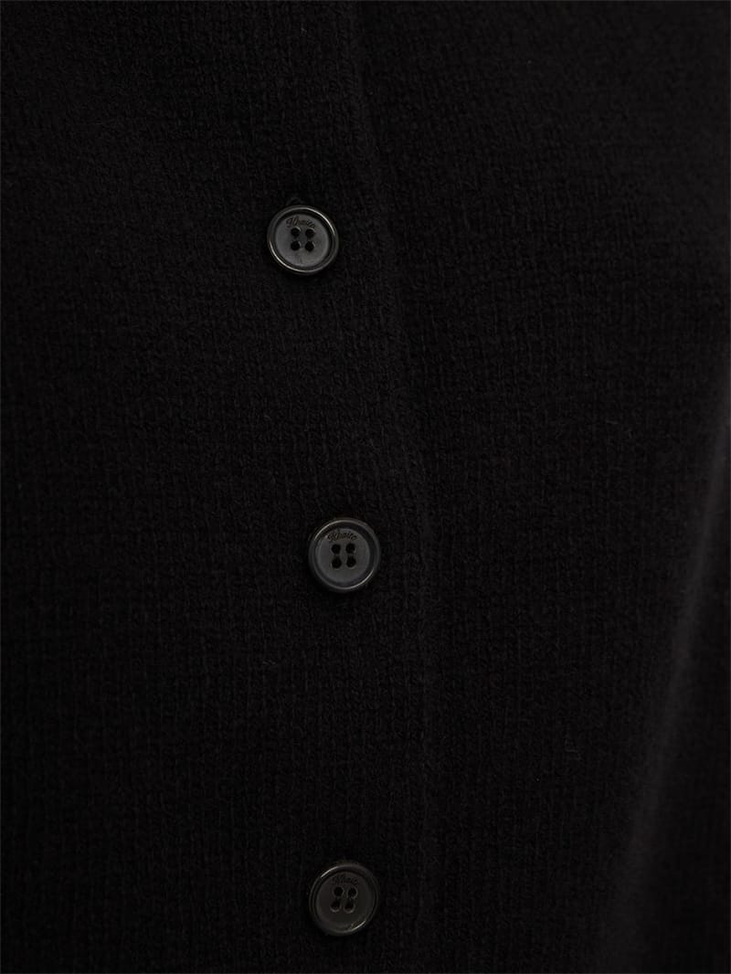 Khaite: Cardigan cropped in lana e cashmere