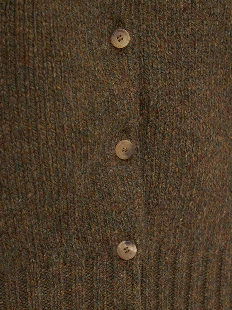 Khaite: Short-sleeved cashmere cardigan